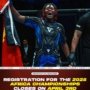 O PRAZO PARA INSCRIÇÃO NO CAMPEONATO AFRICANO DE 2025 ENCERRA EM 3 DE ABRIL